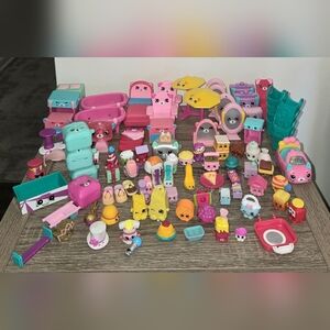 Lot Huge 95+ Shopkins Figure Toys, Mixed Seasons and Accessories SEE DESCRIPTION